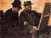 Edgar Degas The Amateurs oil painting reproduction